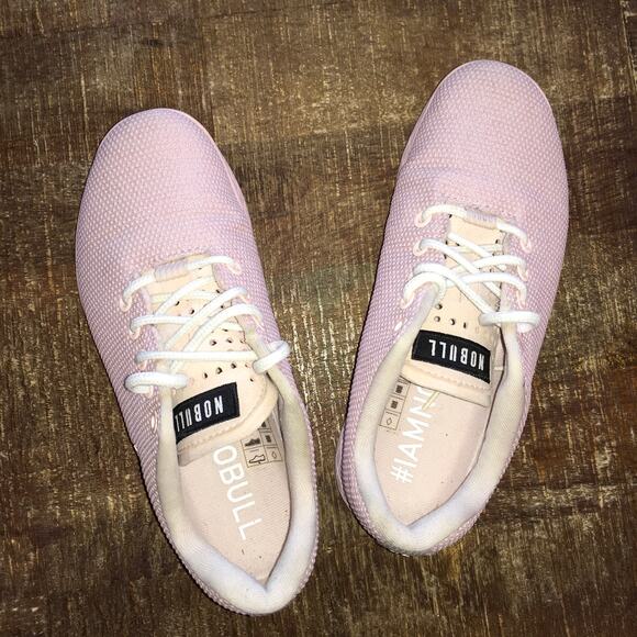 NOBULL Outwork Trainer Shoe Sneaker Pink Womens 7 Mens 5.5 Crossfit Fitness - Picture 6 of 10